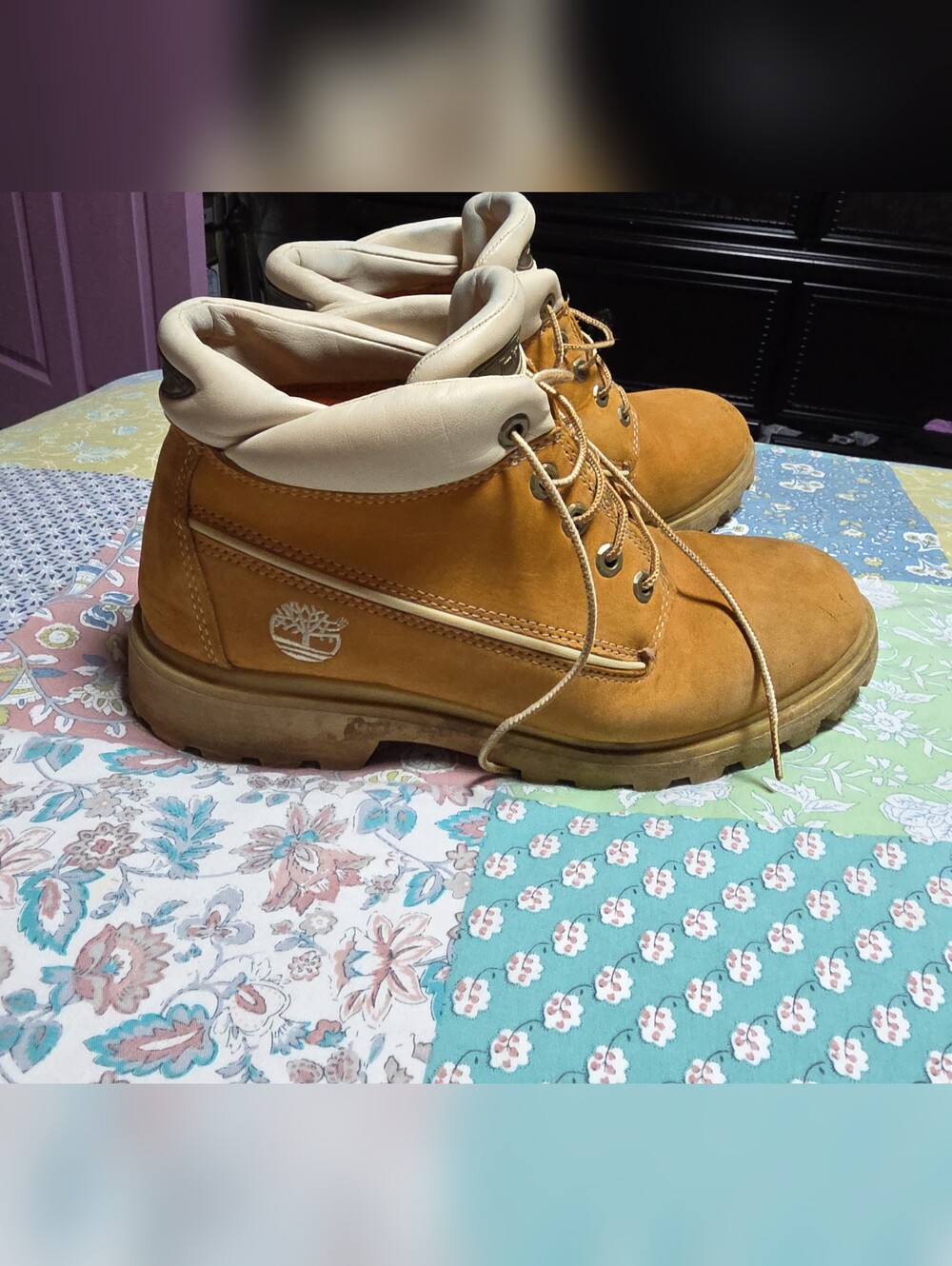 Timberland Wheat/Tan Nubuck Work Boots